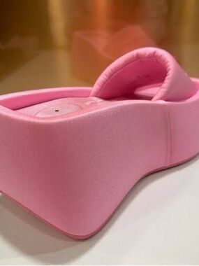 Alexander Wang Bubblegum Pink Platform Slide